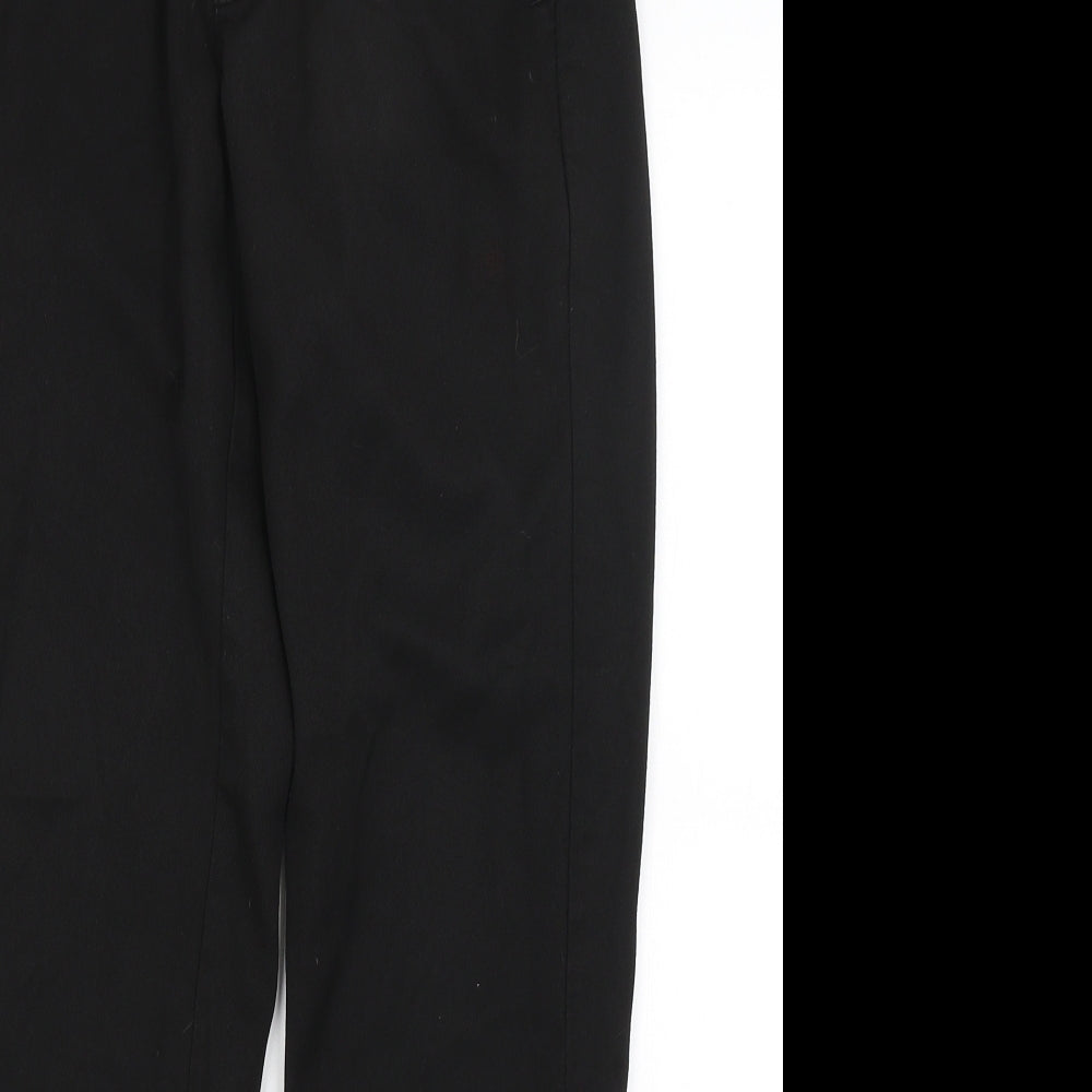 Preworn Womens Black   Trousers  Size 8 L27 in