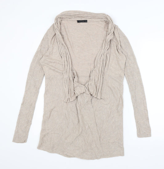 Dunnes Womens Beige   Wrap Jumper Size M