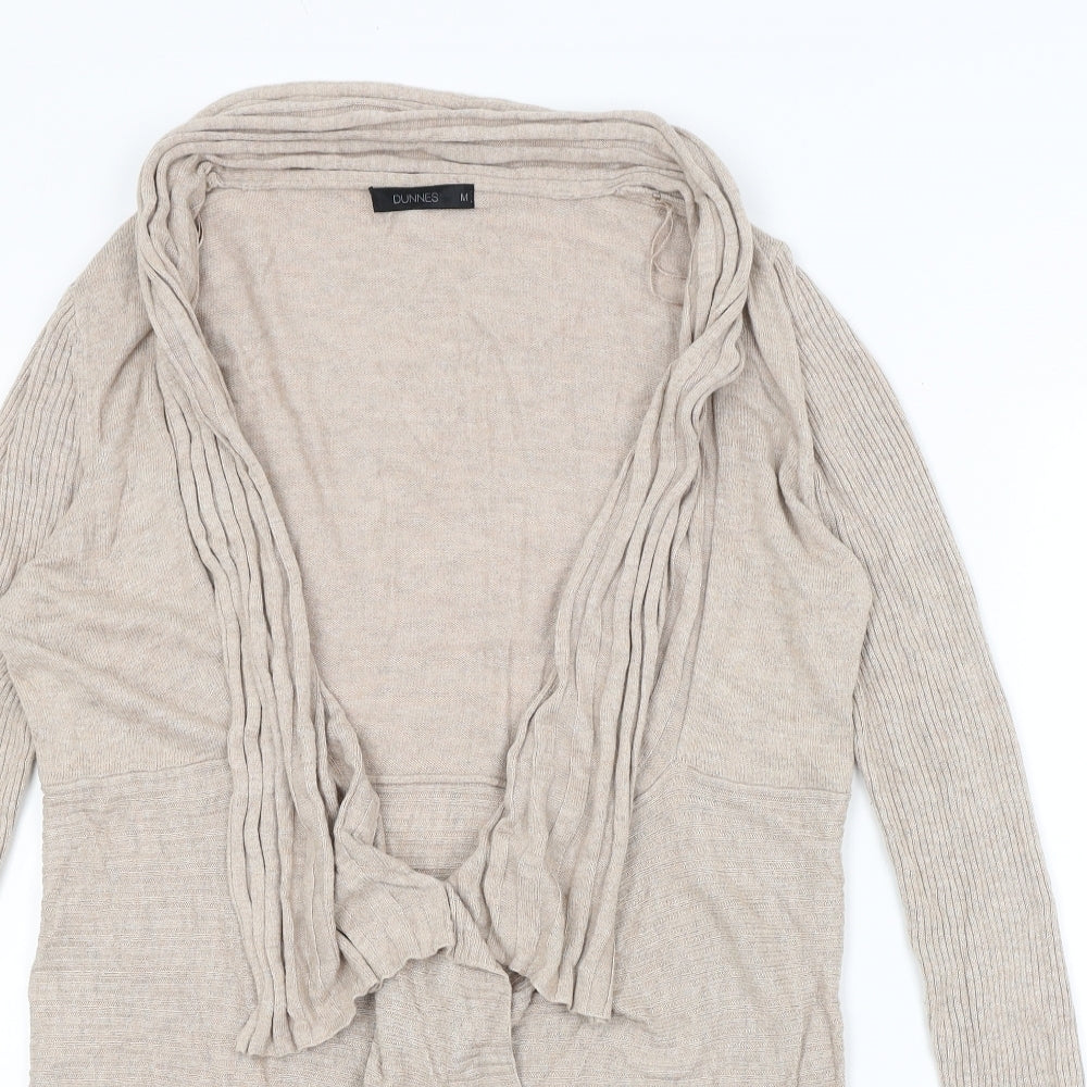 Dunnes Womens Beige   Wrap Jumper Size M