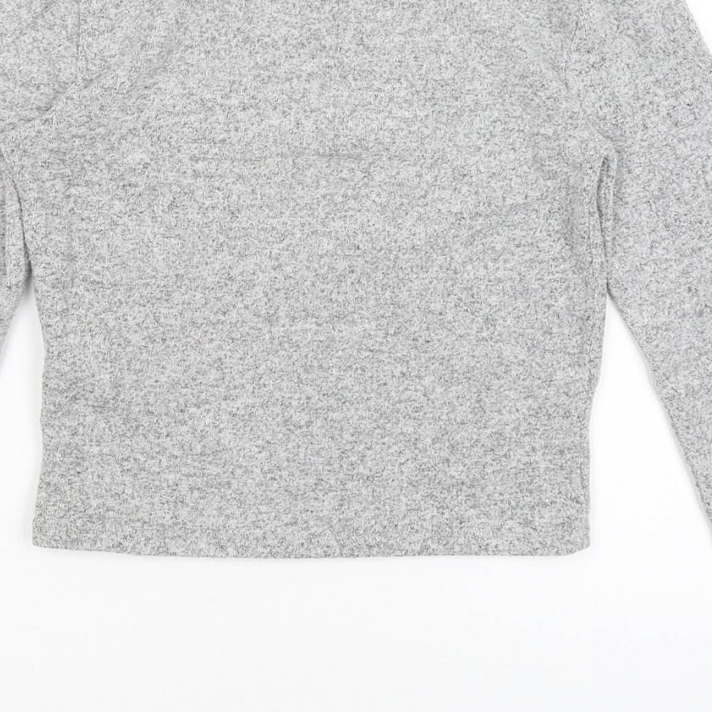 Zara Womens Grey   Pullover Jumper Size S