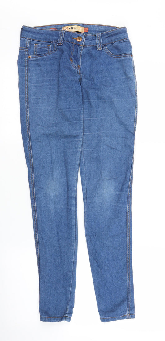 Yes Yes Womens Blue  Denim Jegging Jeans Size 8 L27 in