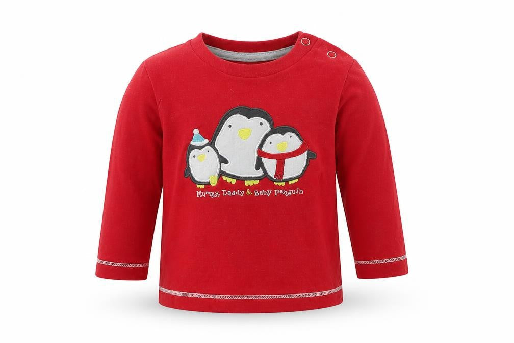 BHS Girls Red   Basic T-Shirt Size 6-9 Months