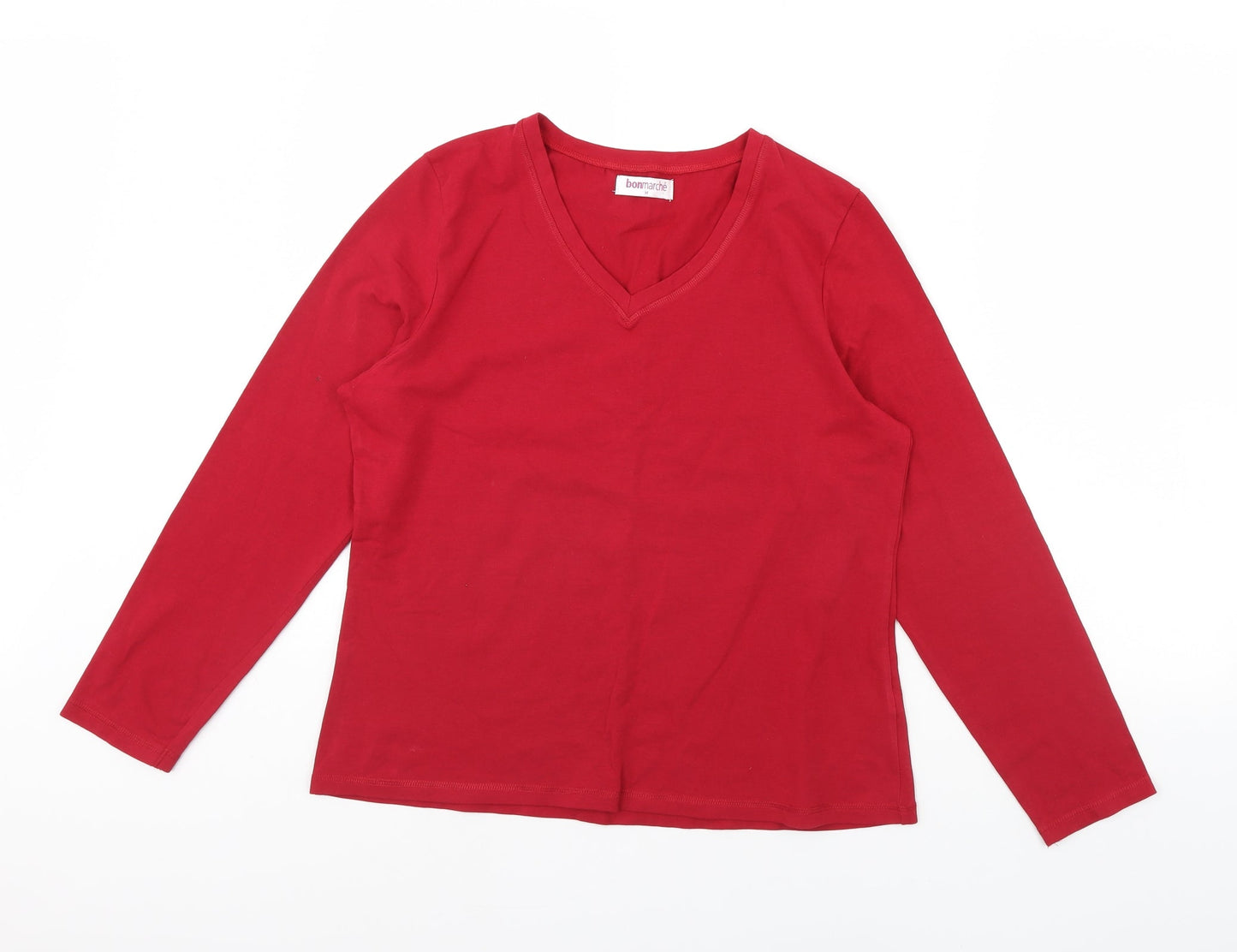 Bonmarché Womens Red   Pullover Jumper Size M