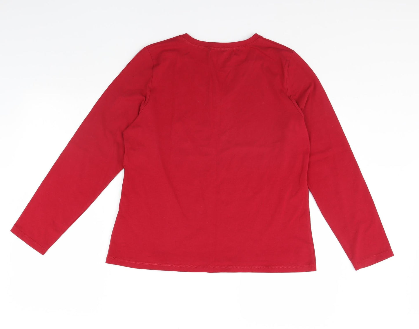 Bonmarché Womens Red   Pullover Jumper Size M