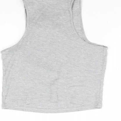 River Island Womens Grey   Cropped Tank Size 10