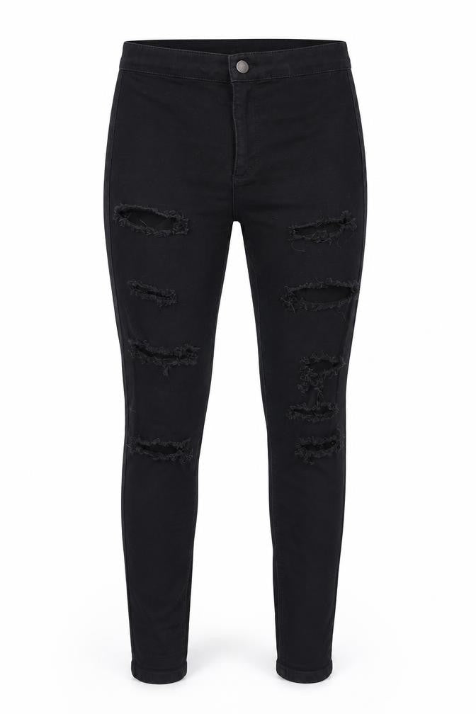 Topshop Womens Black   Skinny Jeans Size 26 in L30 in
