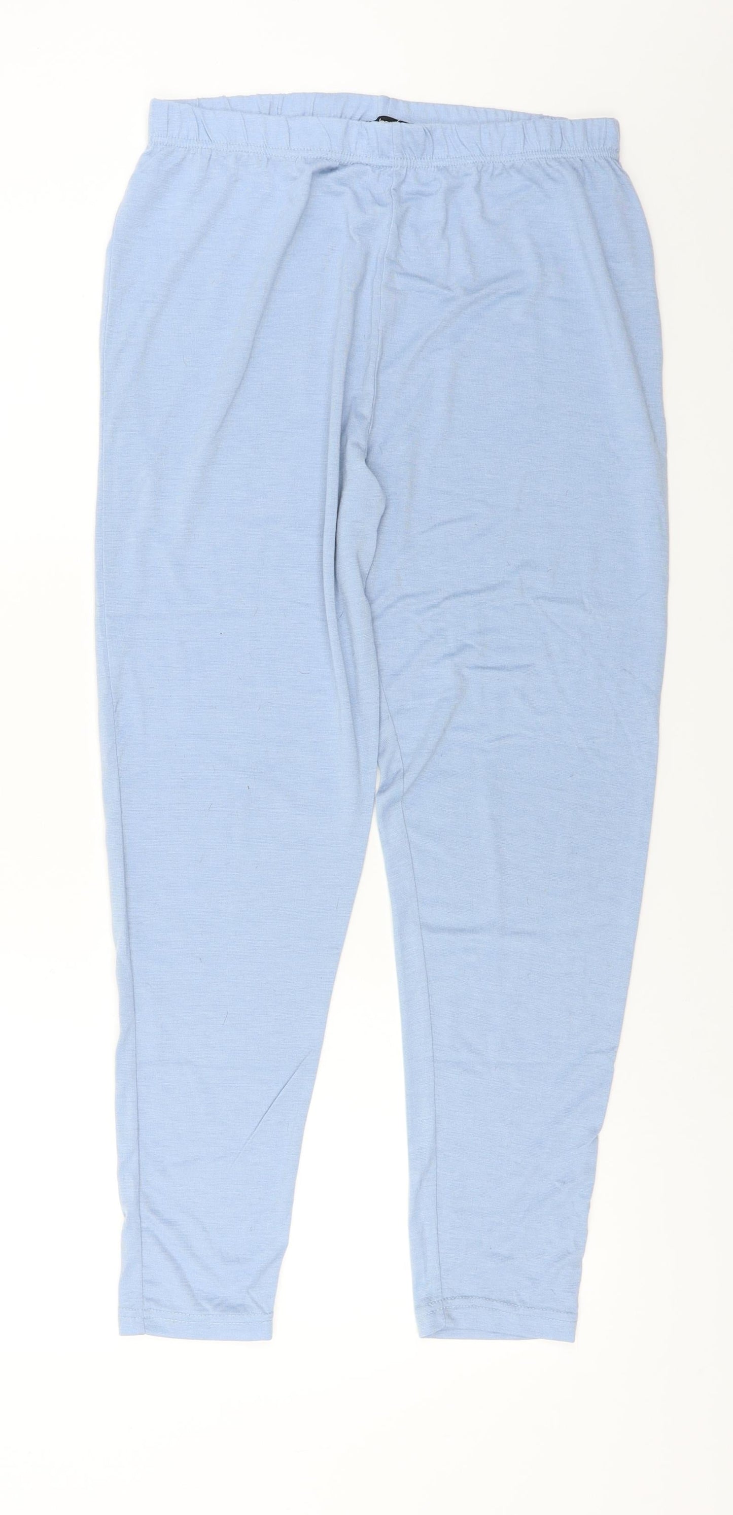 Boohoo  Womens Blue   Trousers  Size 12 L23 in