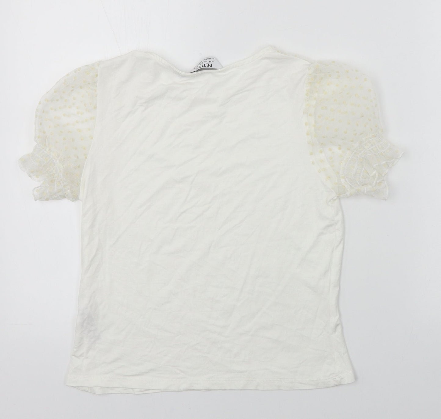 Dorothy Perkins  Womens White   Basic T-Shirt Size 8
