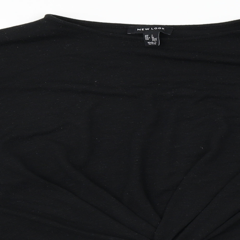 New Look  Womens Black   Basic T-Shirt Size L