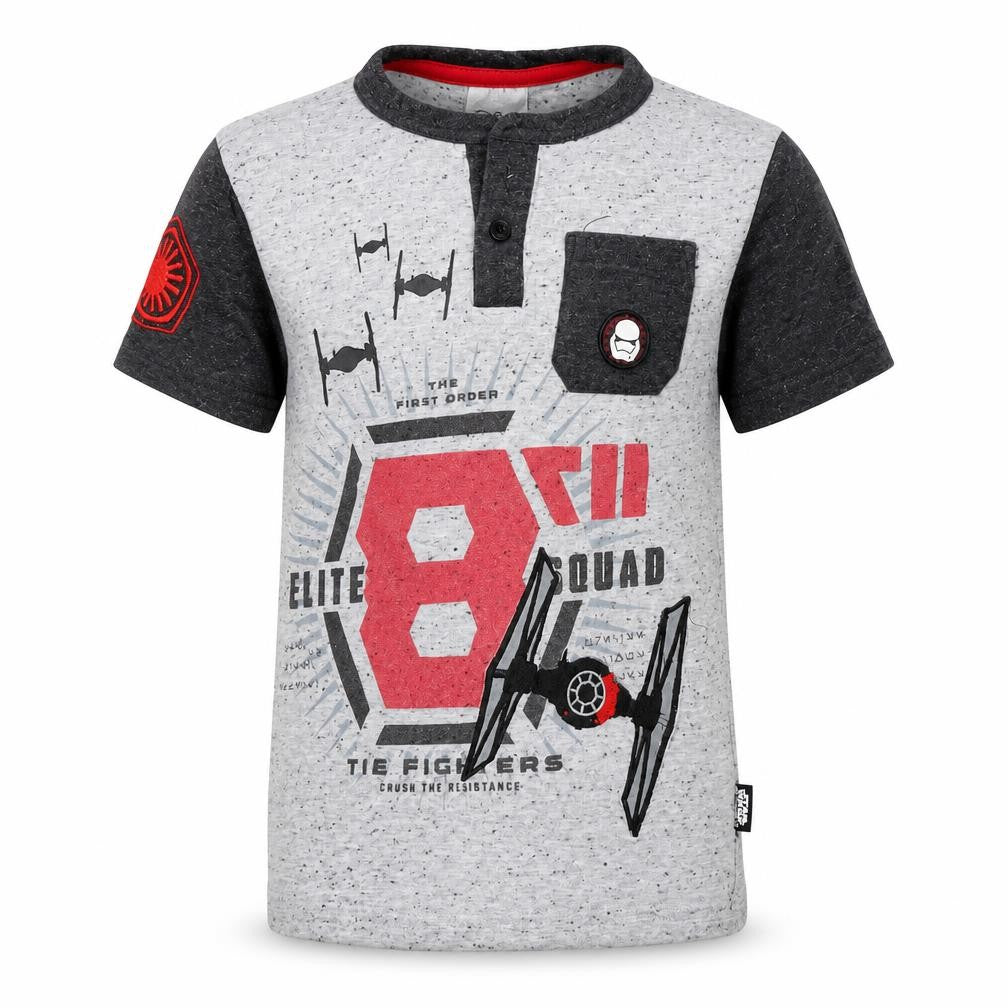 Disney  Boys Grey   Basic T-Shirt Size 7-8 Years