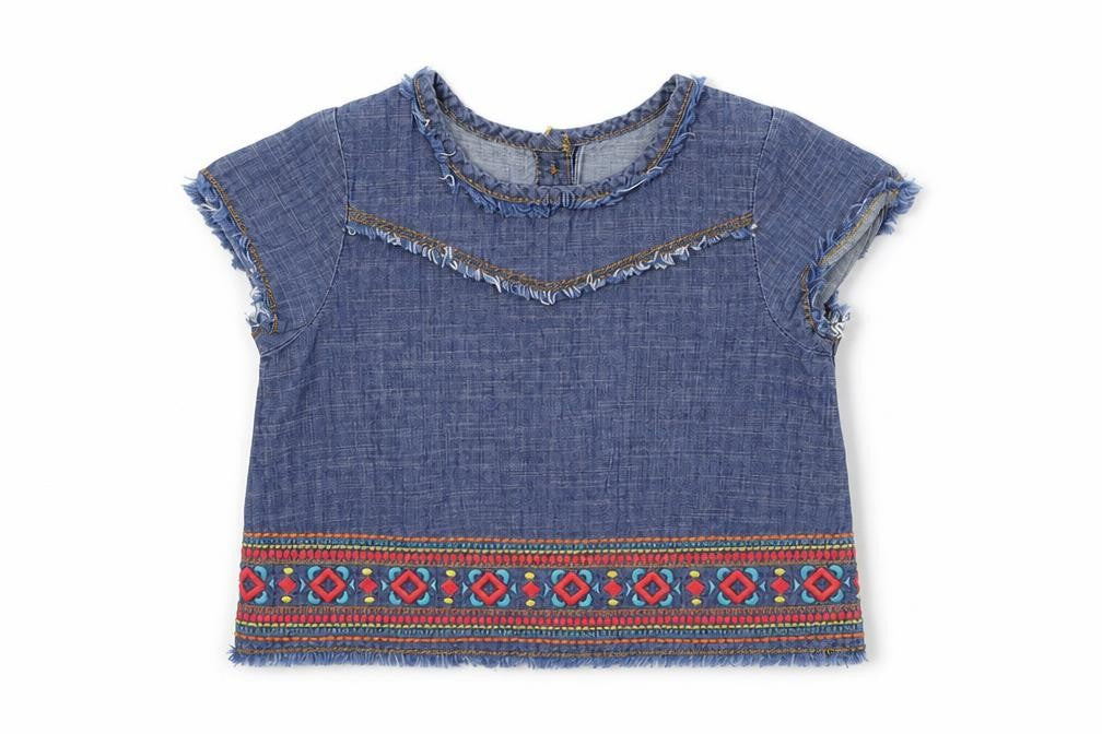 Matalan Girls Blue   Basic Polo Size 12-18 Months