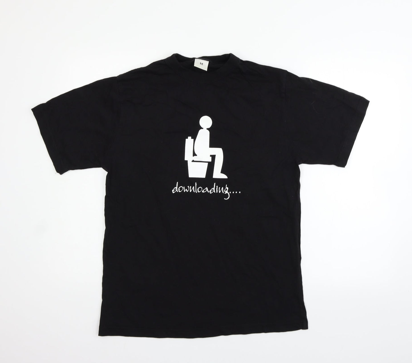 Preworn Womens Black   Basic T-Shirt Size M