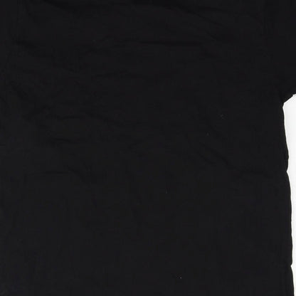 Preloved Preworn Womens Black   Basic T-Shirt Size M - Label