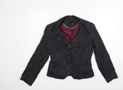 Next Womens Grey   Jacket Blazer Size 8