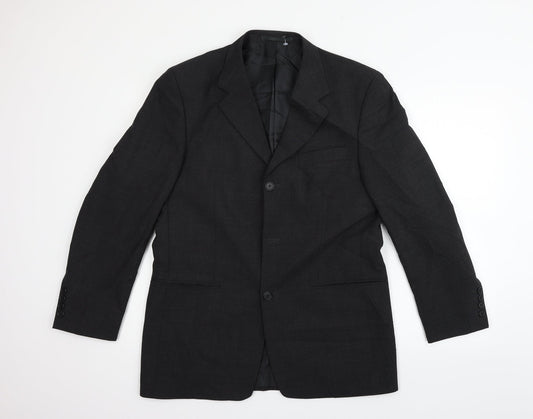 Roman Mens Black   Jacket Blazer Size 38