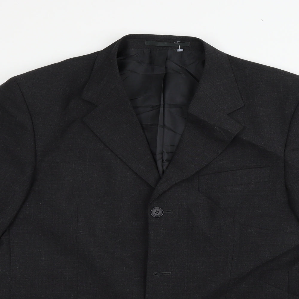 Roman Mens Black   Jacket Blazer Size 38