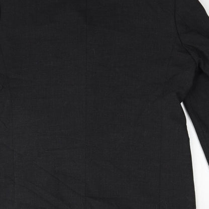 Brand and care label for Roman men’s black jacket blazer, size 38