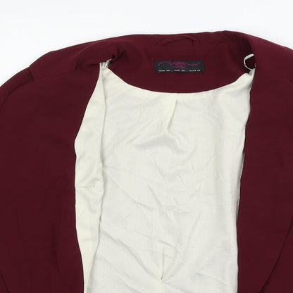 New Look Womens Purple   Jacket Blazer Size 10