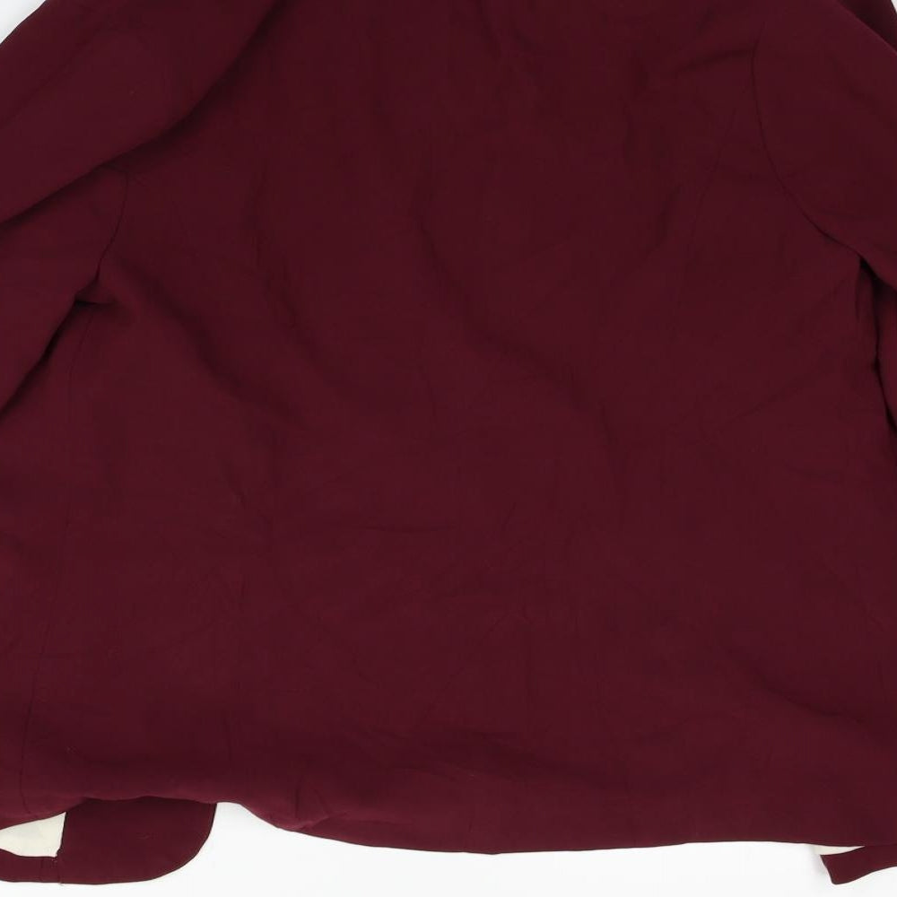 New Look Womens Purple   Jacket Blazer Size 10