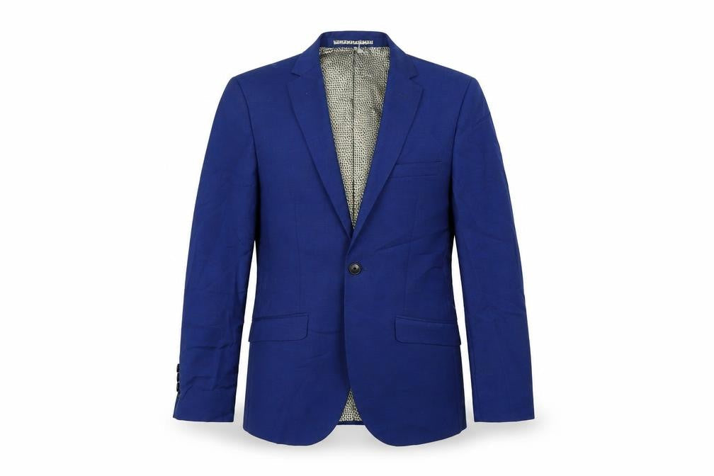 Preworn Womens Blue   Jacket Blazer Size 36 L36 in