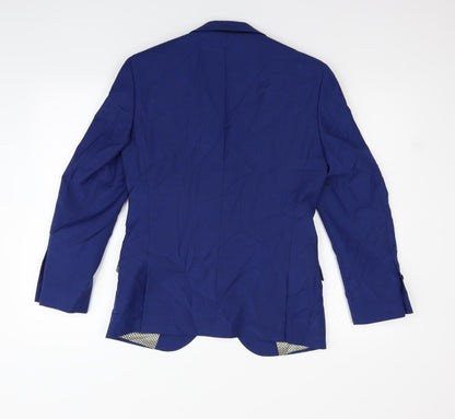 Preworn Womens Blue   Jacket Blazer Size 36 L36 in