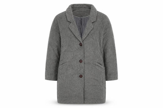 New Look Womens Grey   Gilet Coat Size 8