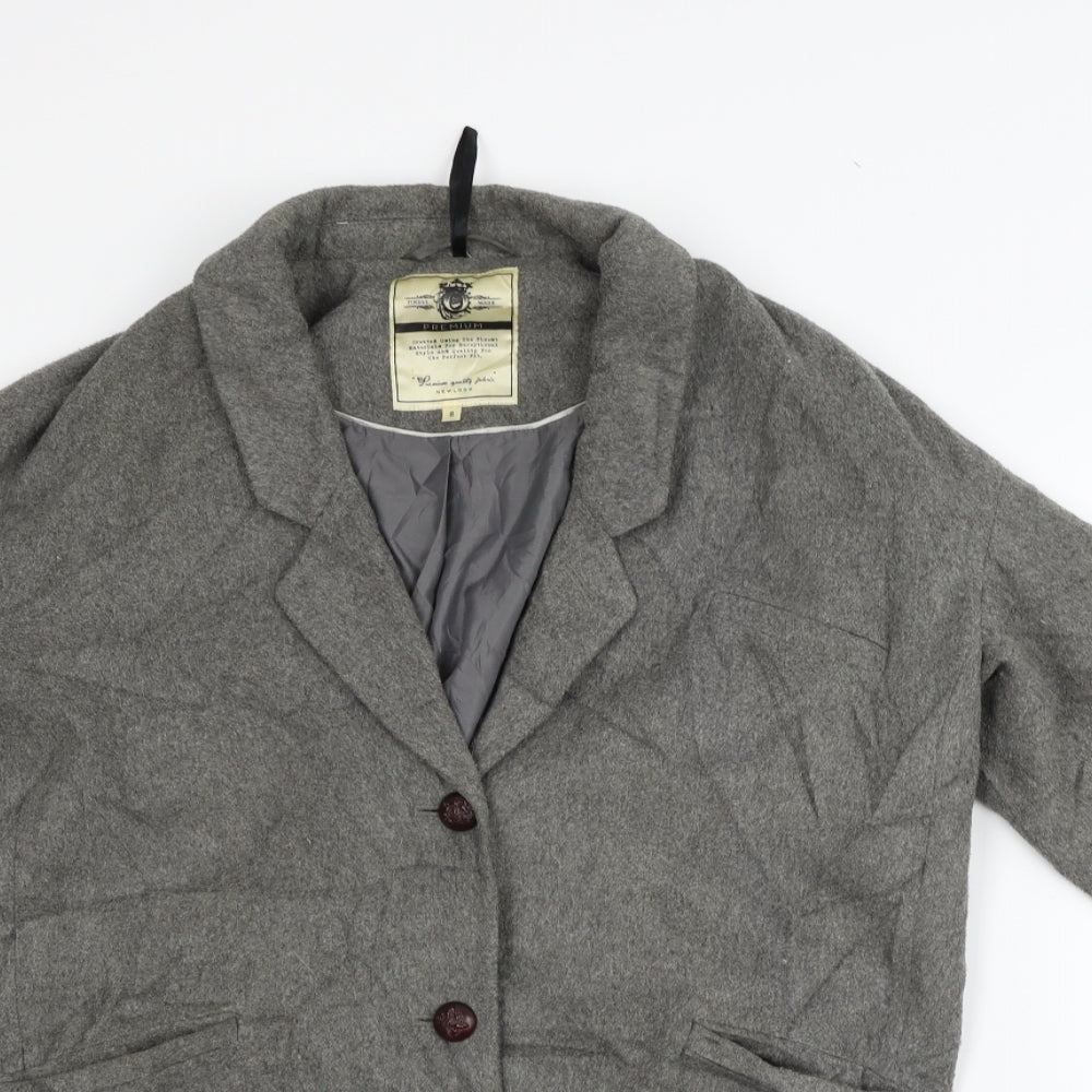 New Look Womens Grey   Gilet Coat Size 8