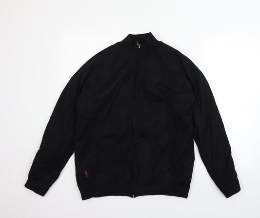 Glenmoor Mens Black   Jacket Coat Size M