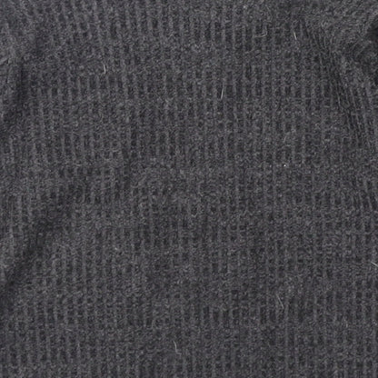 Brand and care label for Marks & Spencer girls’ grey basic t-shirt, size 18-24, months