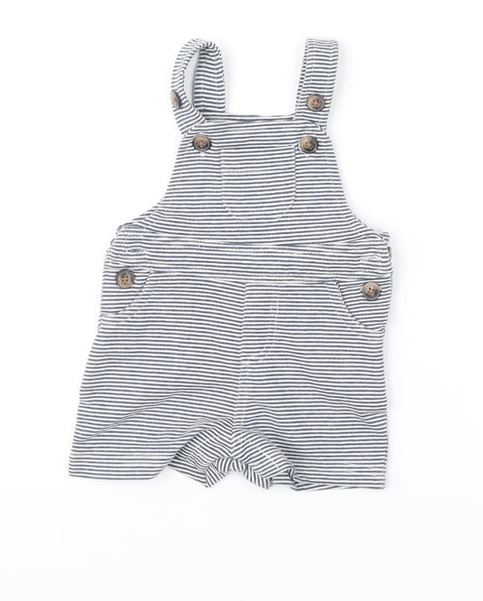 Earlydays Boys Blue Striped  Shorts One-Piece Size 0-3 Months
