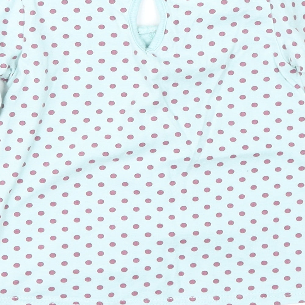 NEXT Girls Green Polka Dot  Fit & Flare  Size 3-6 Months