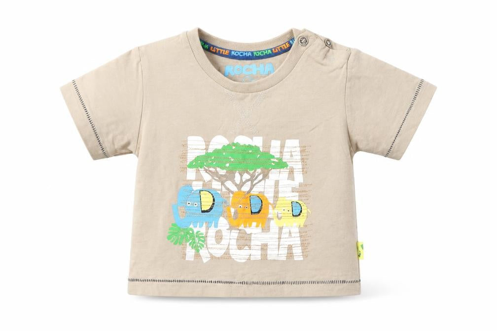RJR.John Rocha Boys Brown   Basic T-Shirt Size 3-6 Months