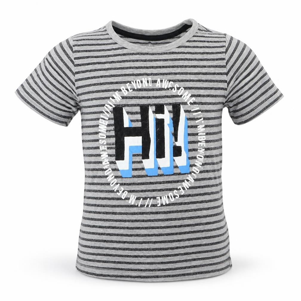 Primark Boys Grey   Basic T-Shirt Size 3-4 Years