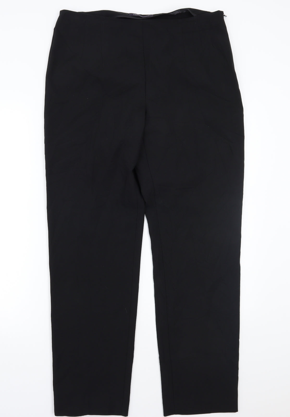 Marks and Spencer Womens Black   Trousers  Size 14 L30 in