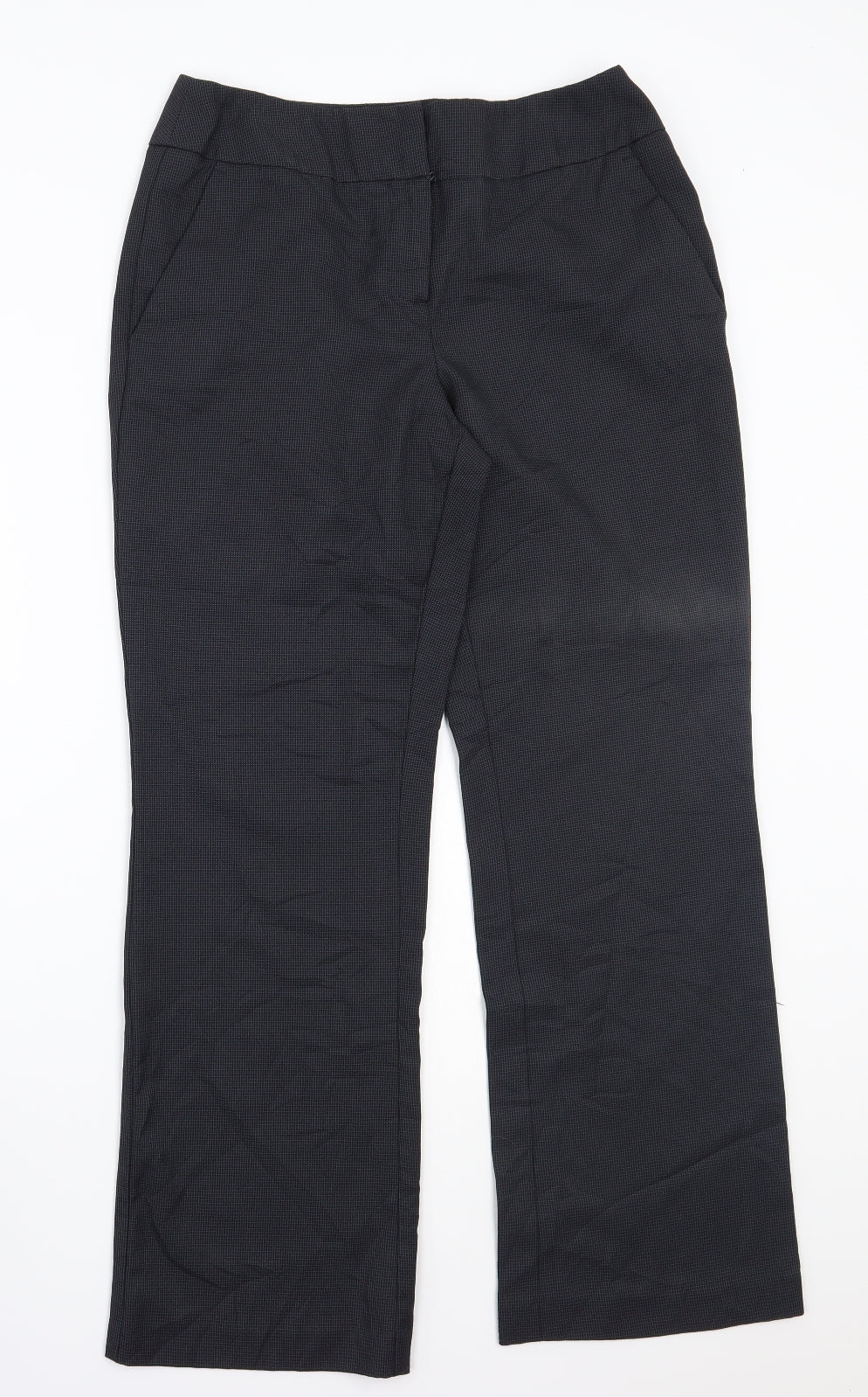 Papaya Womens Black   Trousers  Size 10 L27 in