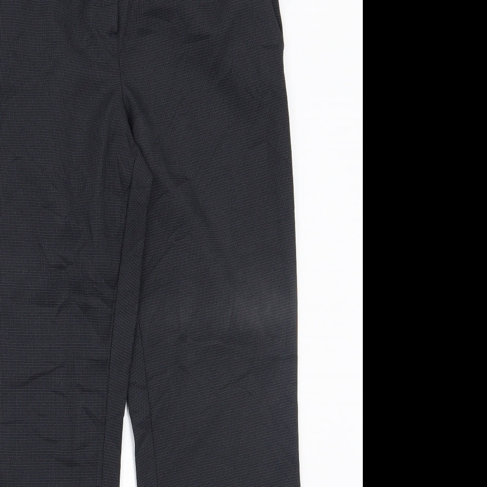 Papaya Womens Black   Trousers  Size 10 L27 in