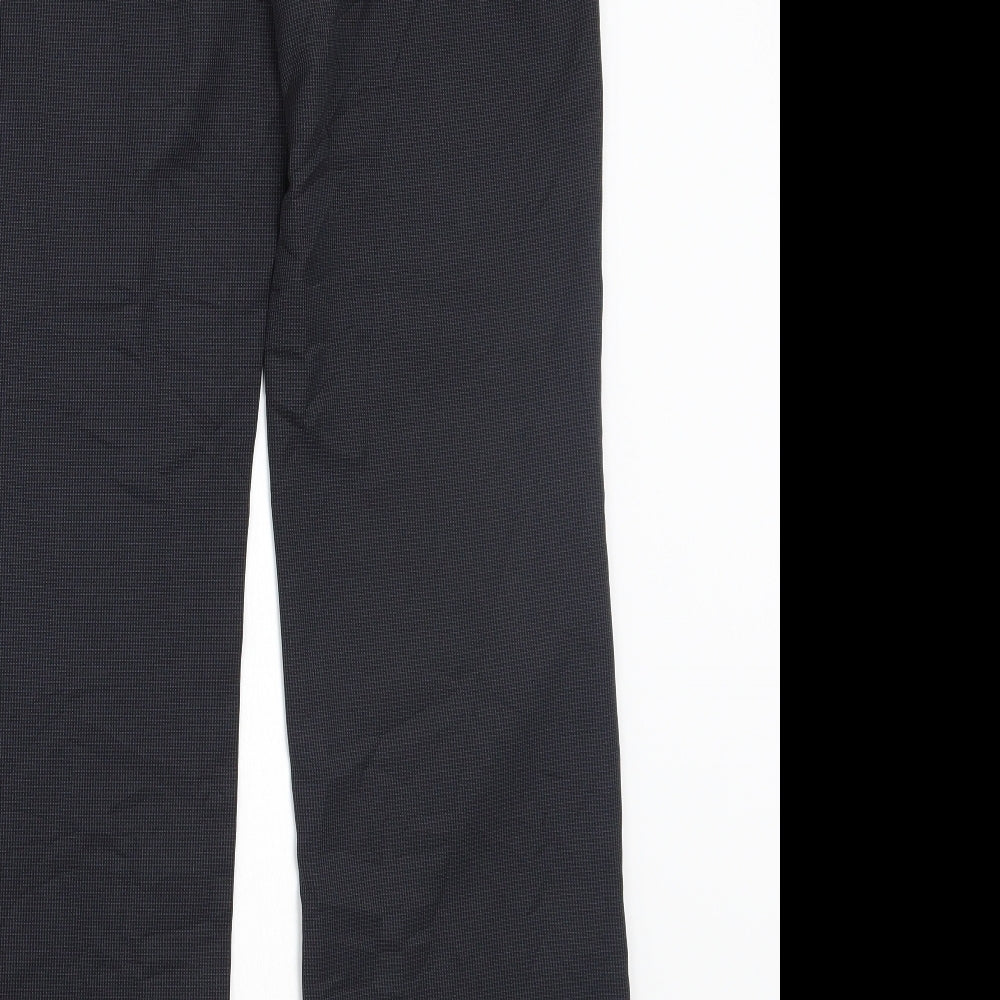 Papaya Womens Black   Trousers  Size 10 L27 in