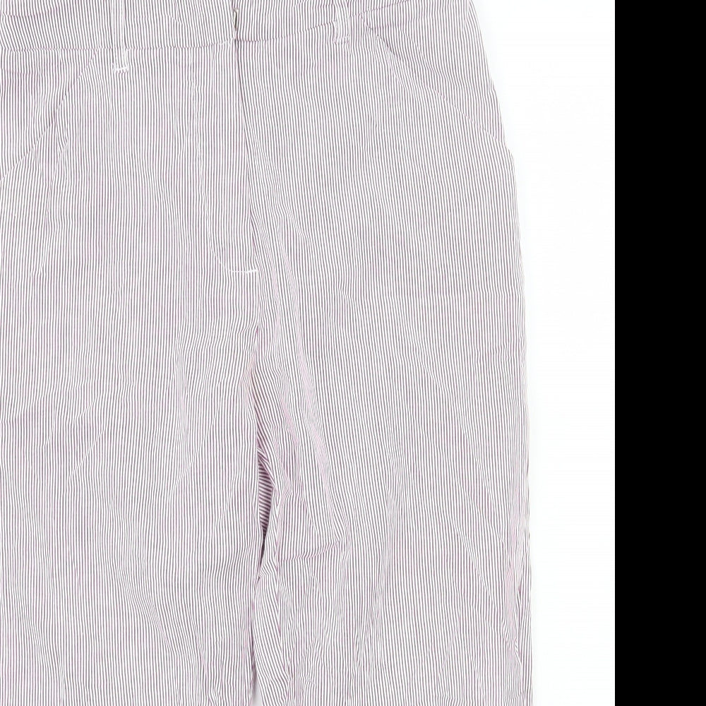 Green lamb Womens Purple Striped  Trousers  Size 12 L20 in