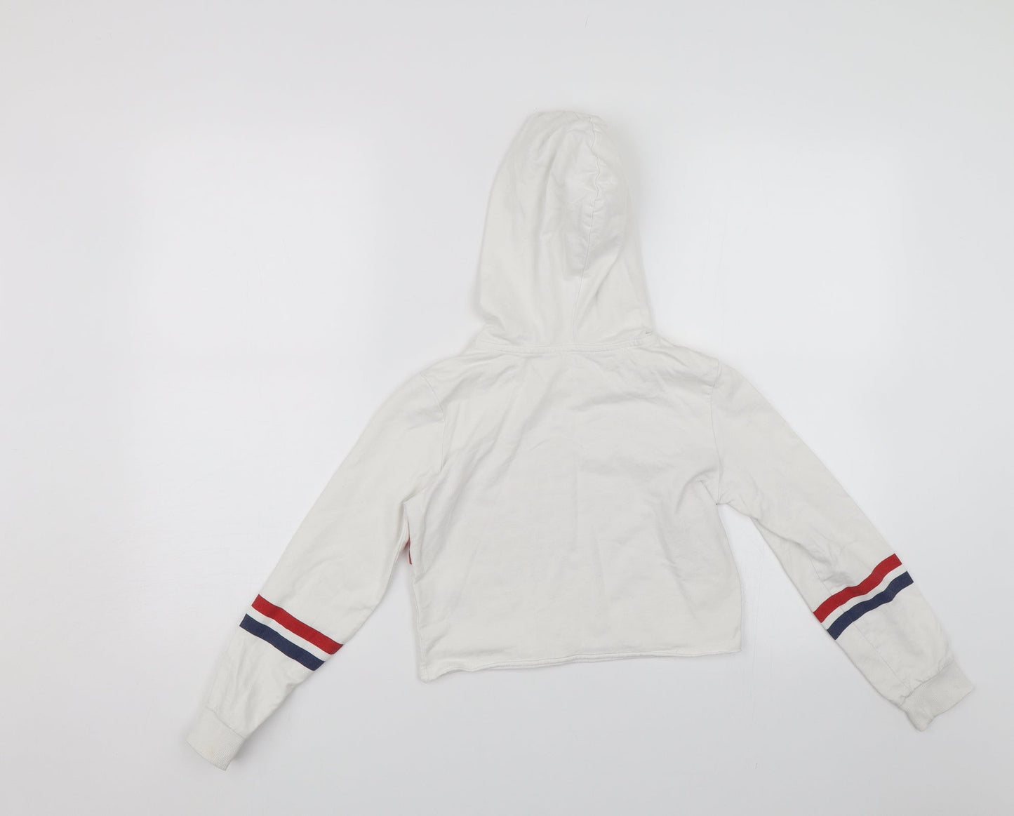 H&M Girls White   Pullover Hoodie Size 9-10 Years  - Girls Unite New York
