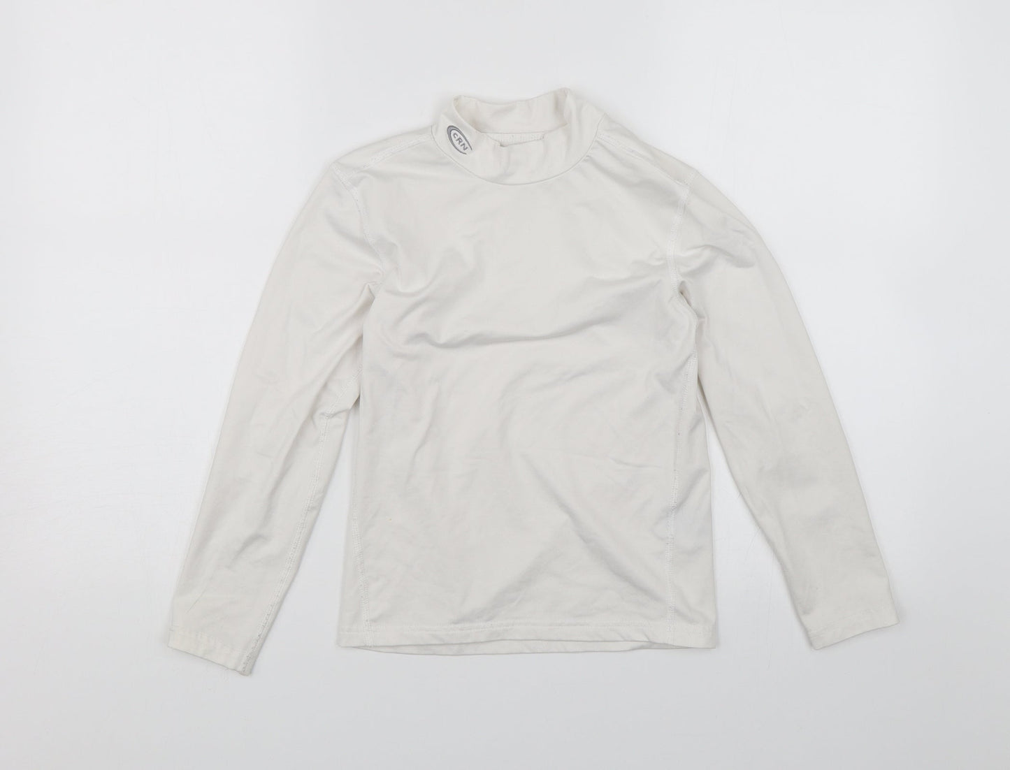Crane Girls White   Pullover Jumper Size 9-10 Years