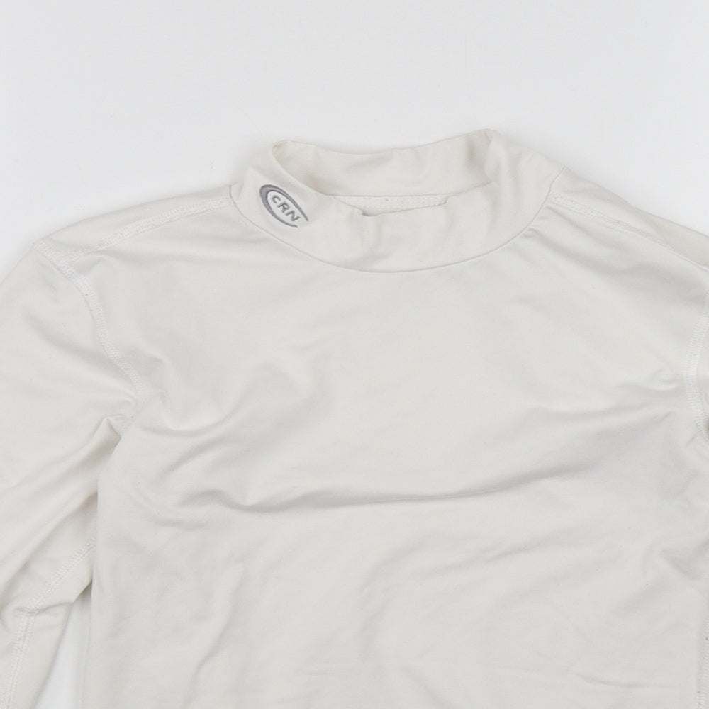 Crane Girls White   Pullover Jumper Size 9-10 Years