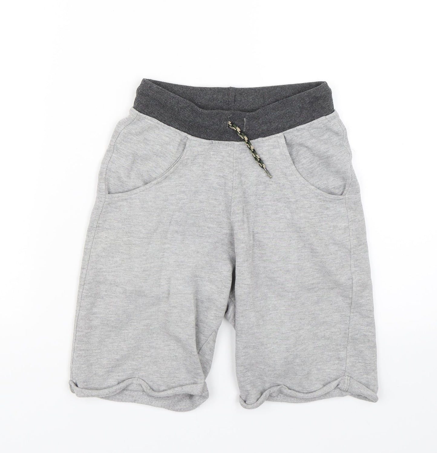 Mini B Boys Grey   Sweat Shorts Size 7-8 Years