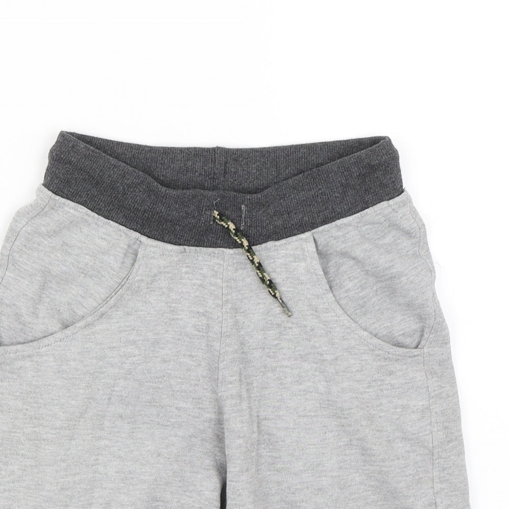 Mini B Boys Grey   Sweat Shorts Size 7-8 Years
