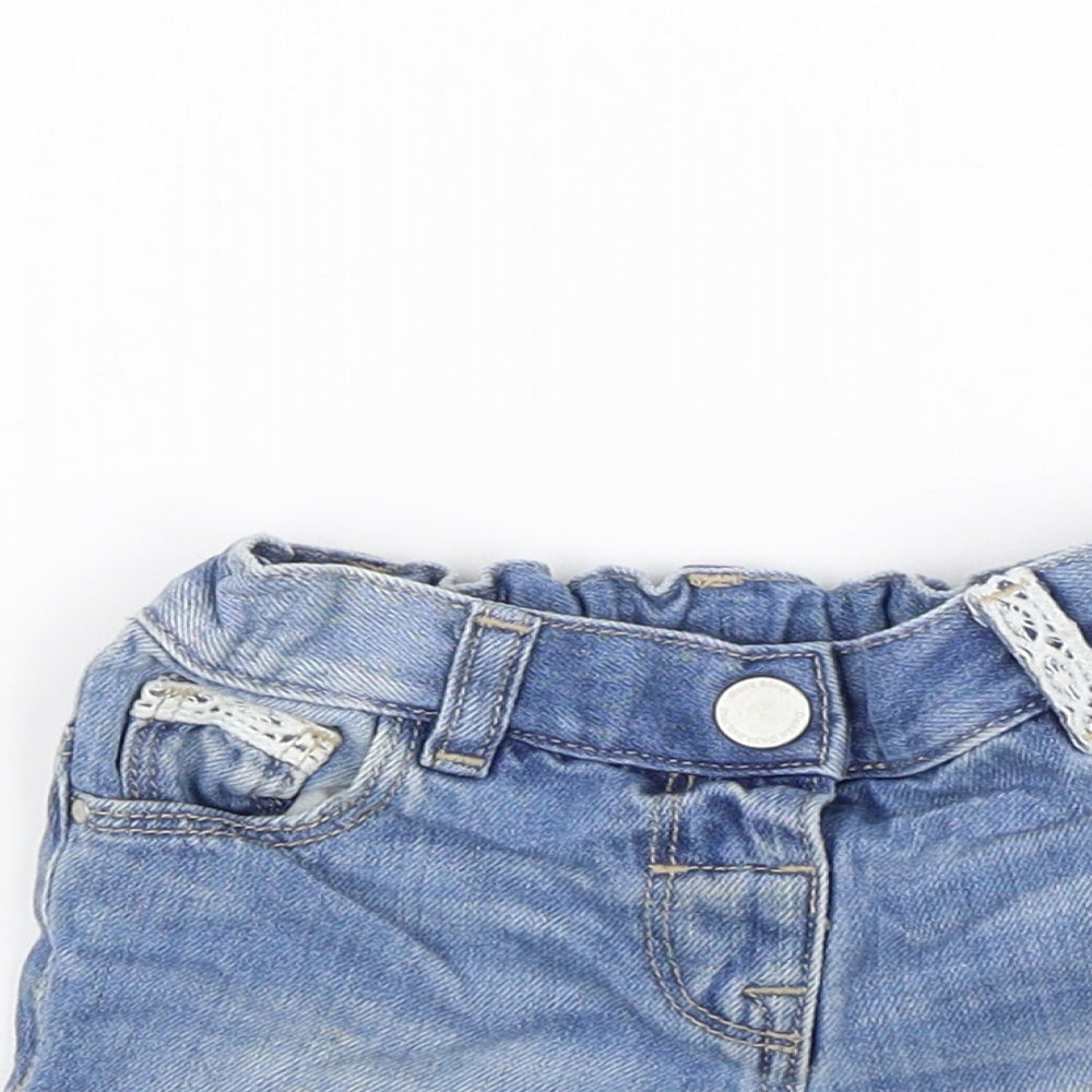 NEXT Baby Blue  Denim Cropped Jeans Size 12-18 Months