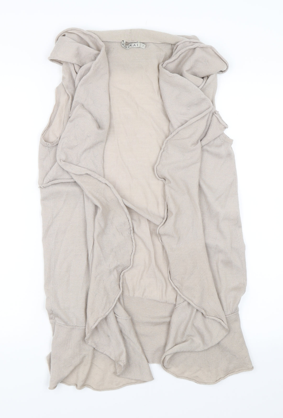 Kookai Womens Beige   Shrug Jumper Size 10