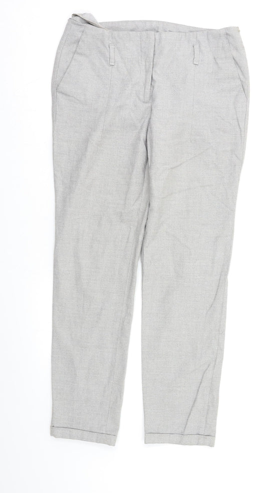 Zara Womens Grey   Dress Pants Trousers Size M L25 in