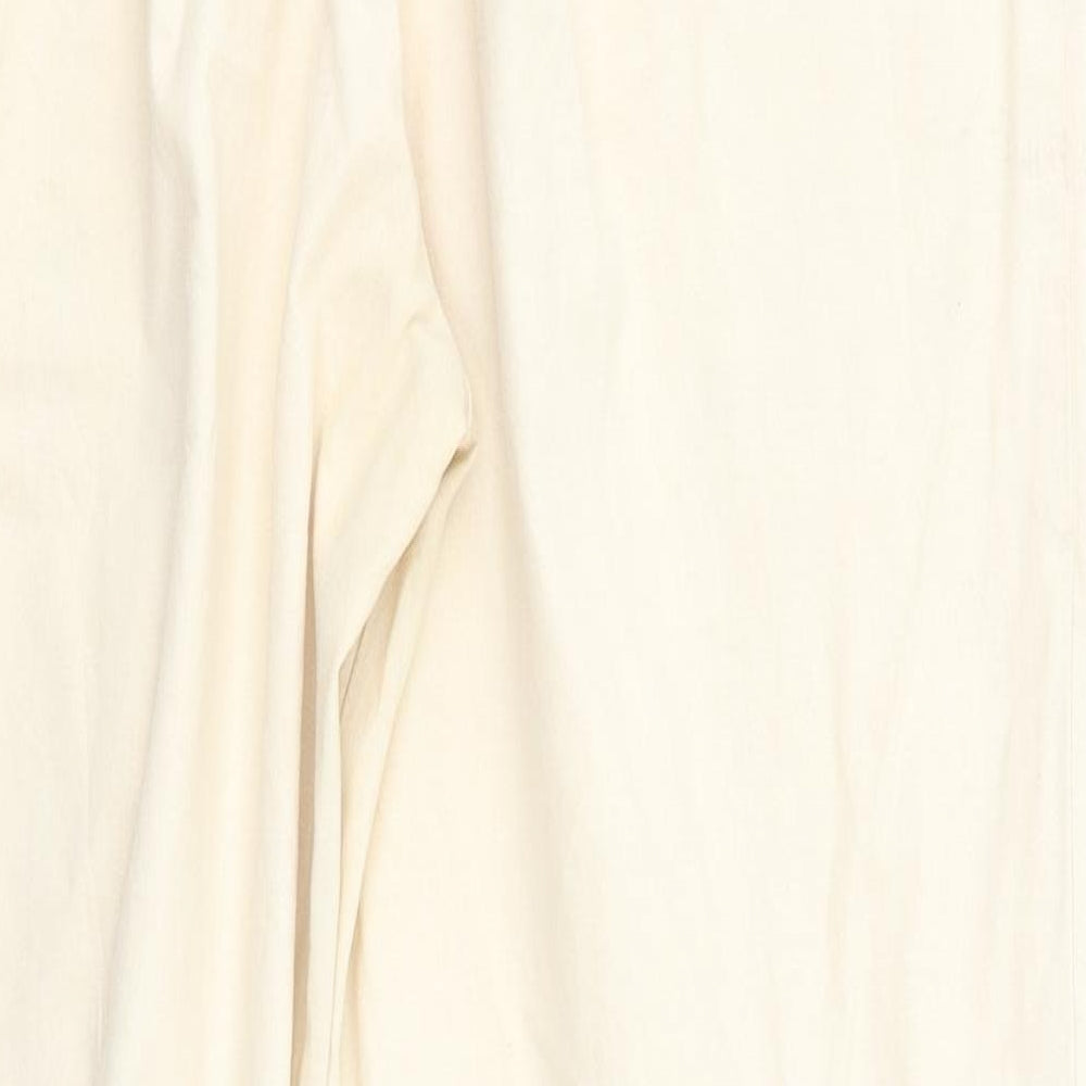 EWM Womens Beige   Cargo Trousers Size 14 L27 in