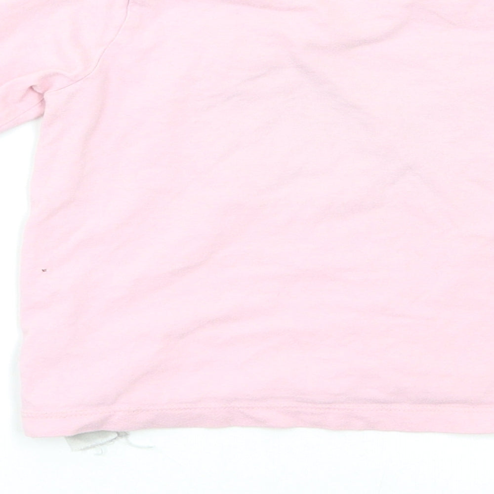 Preloved Primark Girls Pink Solid  Top Pyjama Top Size 3-4 Years - Label