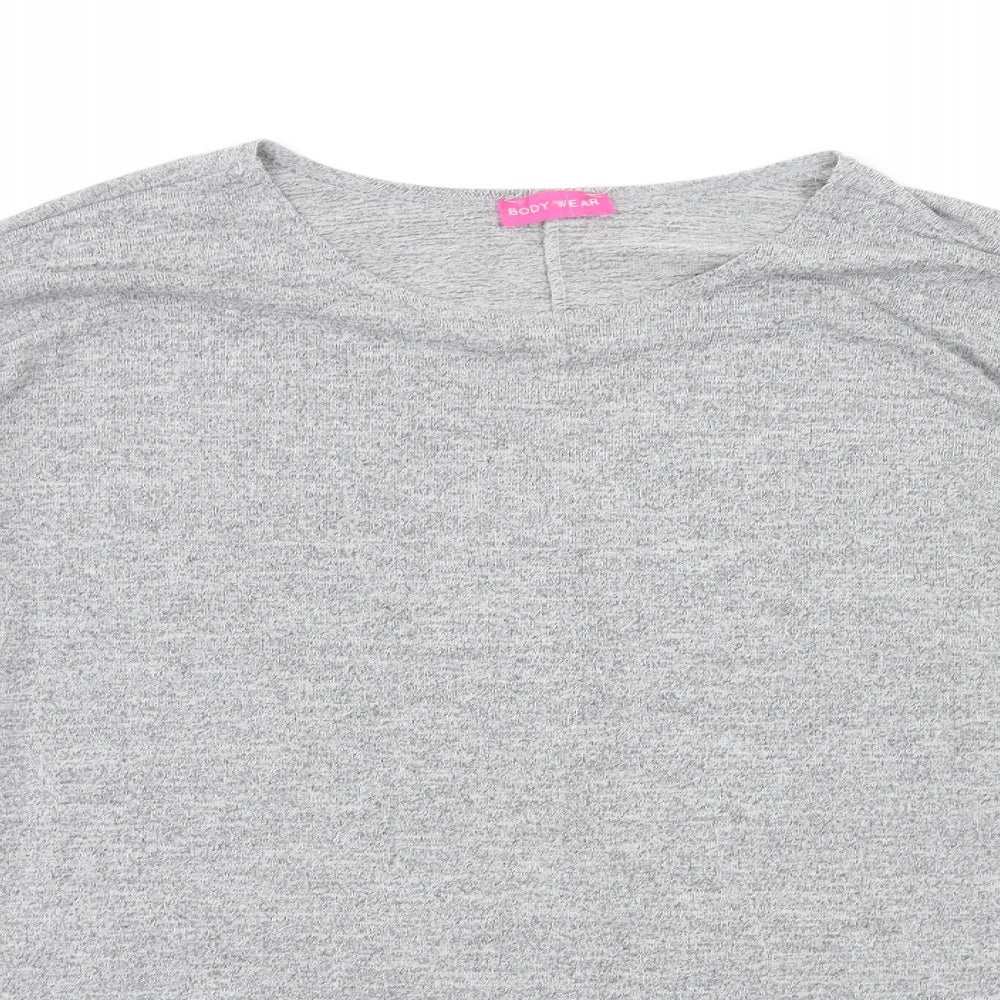 Body Wear Womens Grey   Pullover Jumper Size L