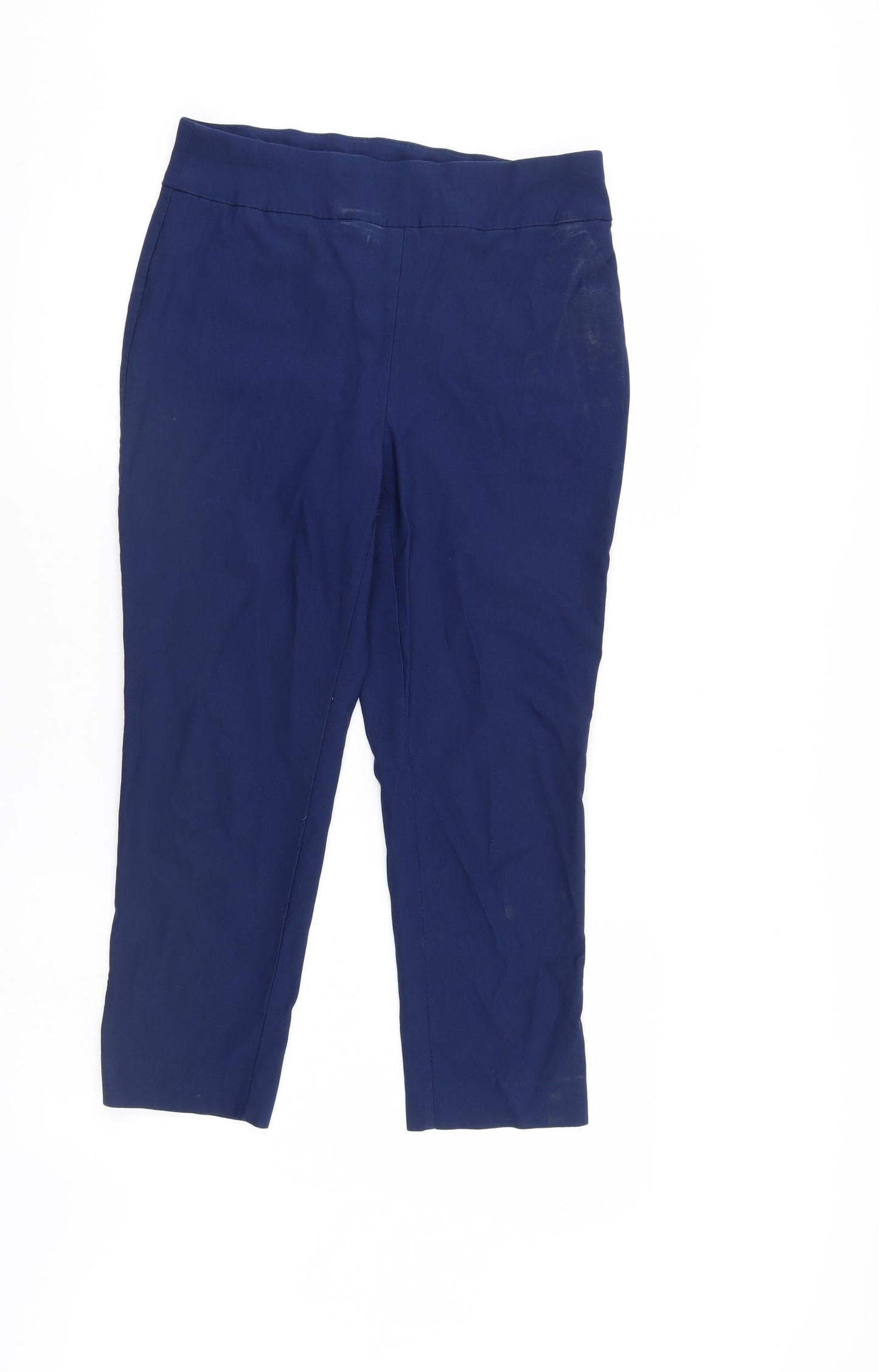 So Slimming Womens Blue   Cropped Trousers Size XS L23 in